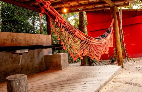 Cumuruxatiba Ski Chalet | Chalé beira mar c WIFI na Praia do Peixe Grande/BA