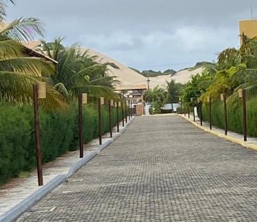 Jacuma Ski Chalet | Chalé de Praia em Condomínio Jacumã Beach & Golf Village - pé na areia