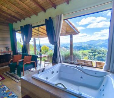 Costas Ski Chalet | Chalé horizonte azul