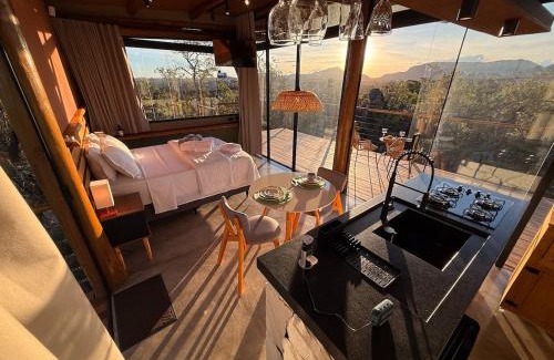 Alto Paraiso de Goias Ski Chalet | Chalé Ipê Amarelo