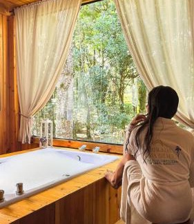 Campo Alegre Ski Chalet | Chalé Morada Alma Gêmea Hidromassagem e Mirante