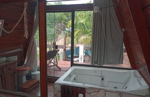 Guararema Ski Chalet | Chalé rústico aconchegante