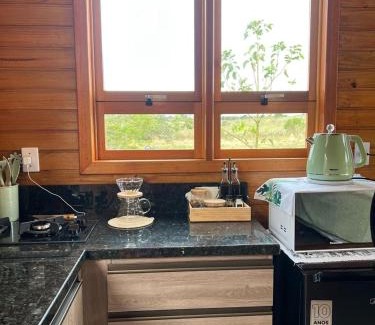 Osorio House | Chalé Tiny house com banheira e lareira