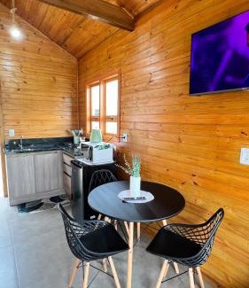 Osorio House | Chalé Tiny house com banheira e lareira