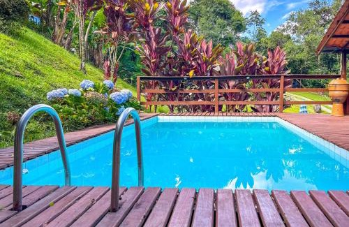 Lumiar Ski Chalet | Chale com churrasqueira e lazer Nova Friburgo RJ