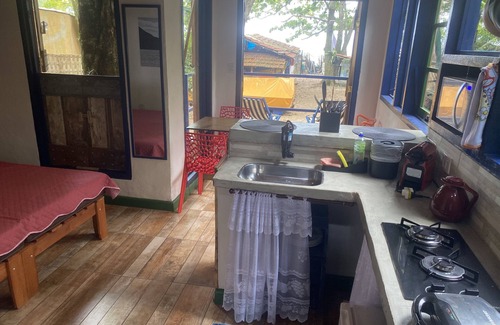 Ilhabela Ski Chalet | Chale na Praia do Curral Pé na Areia