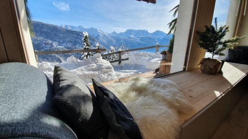 Blatten bei Naters Ski Chalet | Chalet Baumfuchs direkt an der Talabfahrt Belalp