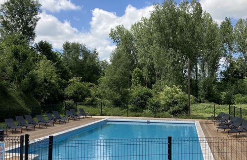 Auquainville Ski Chalet | chalet-gîte 6 pers. Normandie Piscine Heated from Mid-May to September