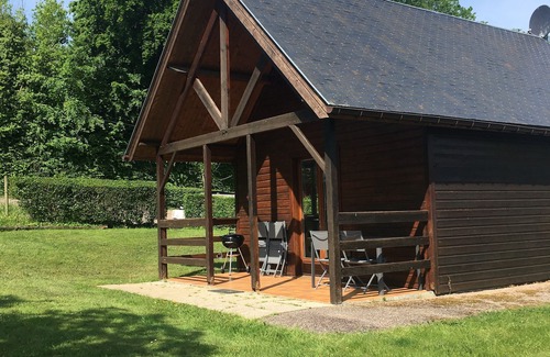 Auquainville Ski Chalet | chalet-gîte 6 pers. Normandie Piscine Heated from Mid-May to September
