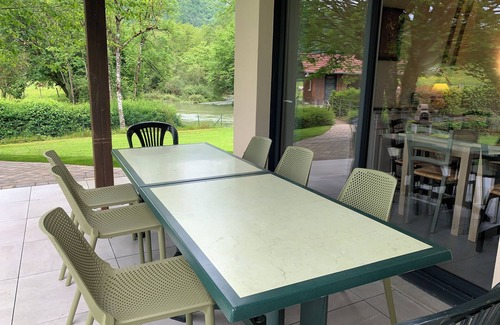 Nans-sous-Sainte-Anne Ski Chalet | Chalet Le Lison 4 rooms Franche Comté quiet river animals accepted