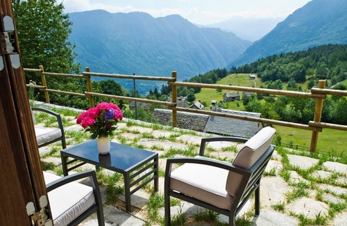 Trasquera Ski Chalet | 'Chalet Milly' with Mountain View, Garden & Wi-Fi