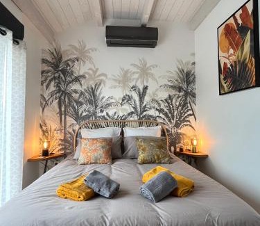 Saint-Rome-de-Tarn Bed & Breakfast | Chambre au calme avec spa privatif gratuit sud aveyron les palmiers des causses