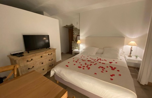 Martignargues House | CHAMBRE GRAND CONFORT COQUET with PRIVATE JACUZZI