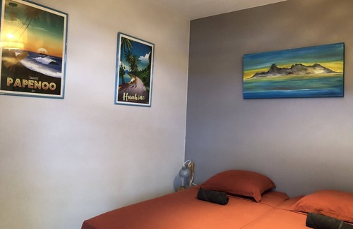 Punaauia Bed & Breakfast | Chambre Indépendante Avec Terrasse vue mer