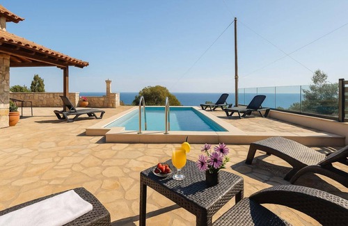 Polemarchi House | Chania Serenity Villa - Unbeatable Oceanic Views