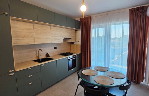 Mamaia-Sat Apartment | Charming 1-bedroom apartment in marvelous Mamaia-Sat with AC, fitness room