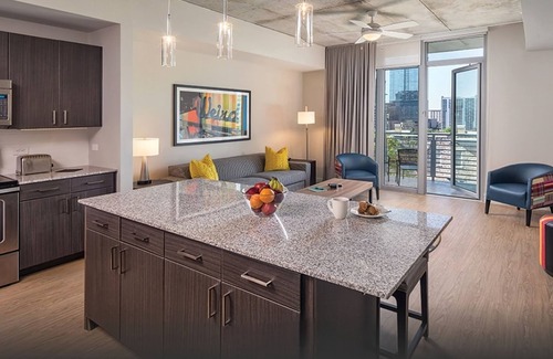 Civic District Hotel | Charming 1-bedroom Condo in Austin w fitness & Rooftop Pool - ACL