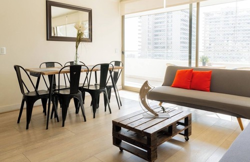 Vitacura Apartment | Charming 2-bedroom apartment with AC, WiFi in Parque Arauco