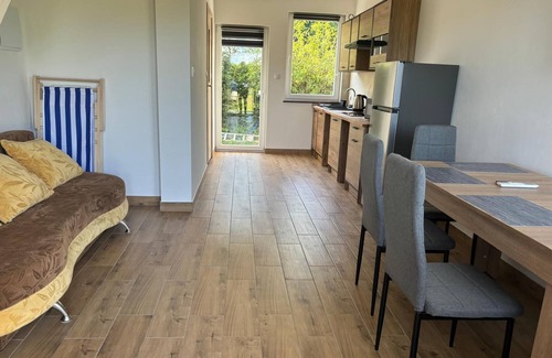 Trzesacz House | Charming 2-bedroom house in delightful Pustkowo with WiFi, AC