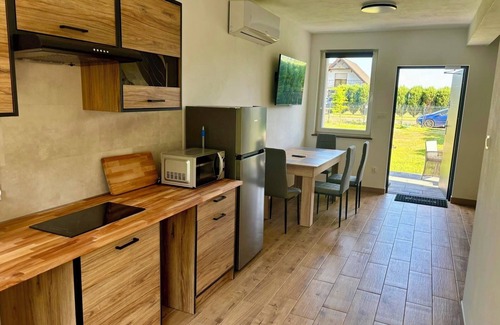 Trzesacz House | Charming 2-bedroom house in delightful Pustkowo with WiFi, AC