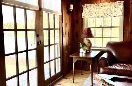 Plymouth Cottage | Charming Antique Boathouse Located Directly On Long Pond.