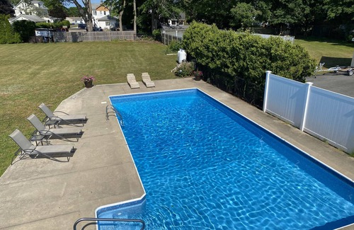 Clinton House | Charming beach home, complete with pool & cozy guest house!