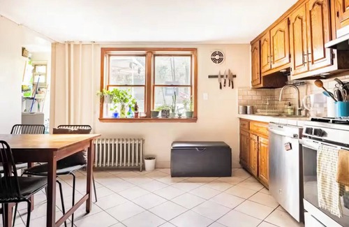 Williamsburg House | Charming bedroom with lofted bed in Vibrant Williamsburg, Brooklyn with roomates
