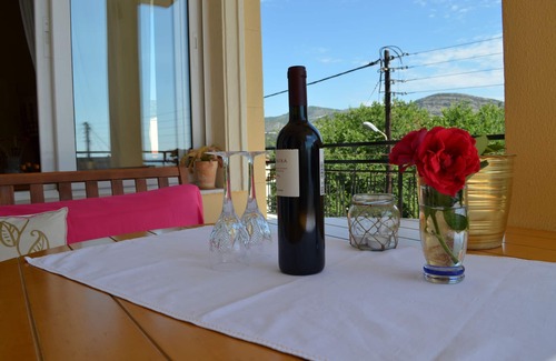Kavala Apartment | Charming clean and spacious family apartment with view to the sea and forest