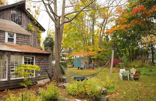 Bellport House | Charming Converted Barn and Cottage walk to the Fire Island Ferry, rental by mo.