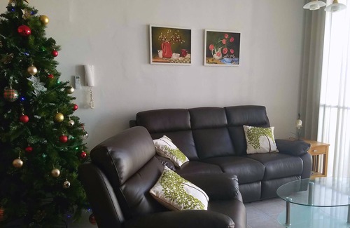 Qawra House | Charming home - full A/C, WIFI, large terrace, garage