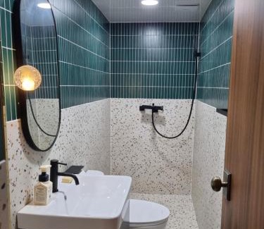 Bucheon Apartment | Charming Home with Rustic Brick Walls Quiet Area, 15 min to Gimpo Airport