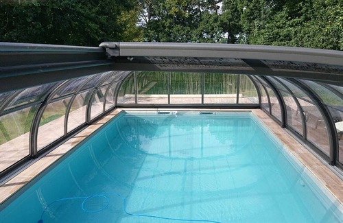 Evran House | Charming private heated pool cottage near Dinan, Dinard, St Malo, mt St mi