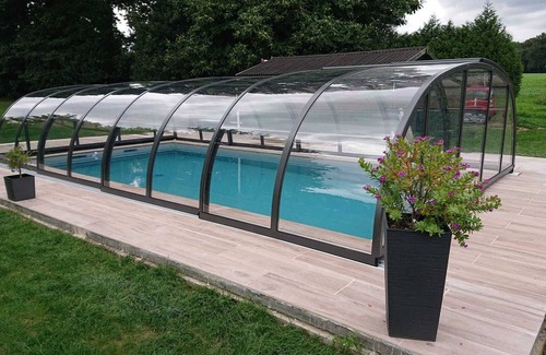 Evran House | Charming private heated pool cottage near Dinan, Dinard, St Malo, mt St mi