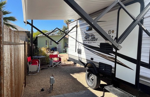 Armory Park RV Rental | Charming RV space with full hookups in delightful Downtown Tucson with WiFi