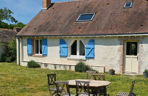 Jouy-le-Potier Cottage | Charming Solognote House with Fireplace, Near Loire Castles and Golf Courses