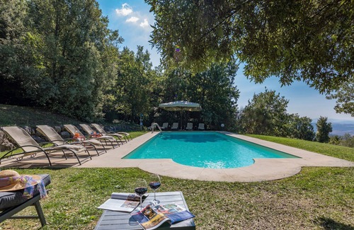 Gambassi Terme Villa | Charming villa with private garden and pool, located in panoramic position between Firenze, Volterra