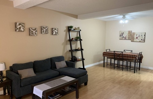 Southeast Calgary House | Cheerful 2 bedroom townhome with fireplace