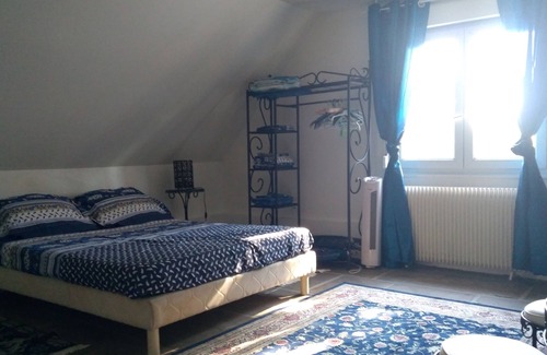 La Couture Boussey Bed & Breakfast | Chez Aurélia: Romantic bedroom-suite with starry sky