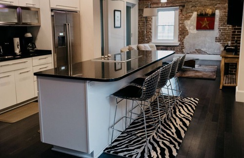 Historic District - North Condo | Chic Factor's Walk Loft Overlooking River St. & the Savannah River.