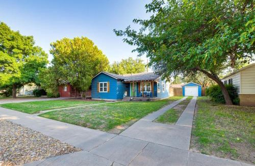 Tech Terrace House | Chic Home about 2 Mi to TTU with Grill and Yard in Lubbock