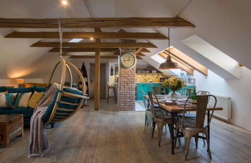 Prague 1 Apartment | Chill in the Hanging Chair in a Boho-Chic Loft - Paid Parking nearby