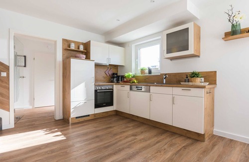 Krakow am See House | Climatic health resort - 5* vacation home - fireplace, sauna, lake, 110m² - Ferienhaus Am Wall