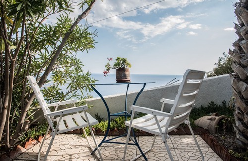 Myrtos House | Close to the beach, detached house with large garden and fantastic sea views