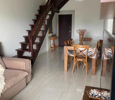 Saco da Ribeira Apartment | Cobertura 3 dormitórios, 2 vagas, churrasqueira, Wi-fi free, Lázaro Ubatuba