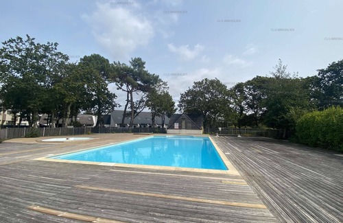 Combrit Apartment | Combrit, nice duplex with heated pool, tennis court and beach on foot