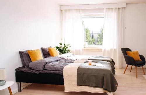 Tampere House | Come in! "Pirkanportti" In the heart of Tampere next to the railway station for 9 people!