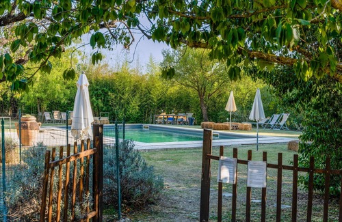 Asciano Apartment | Comfortable apartment in Asciano, A/C,Wi-Fi, ground floor with garden