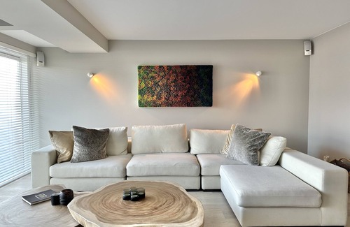 Knokke Apartment | comfy design apartment with garden and sea view