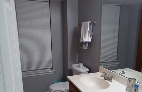 Daphne Apartment | Comfy, modern stay. Close to bars and restaurants! Will have hot tub in Sept