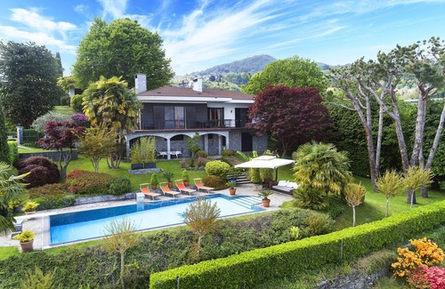Nebbiuno Villa | Comfy villa with private pool and views over the lake! - Villa Isabella